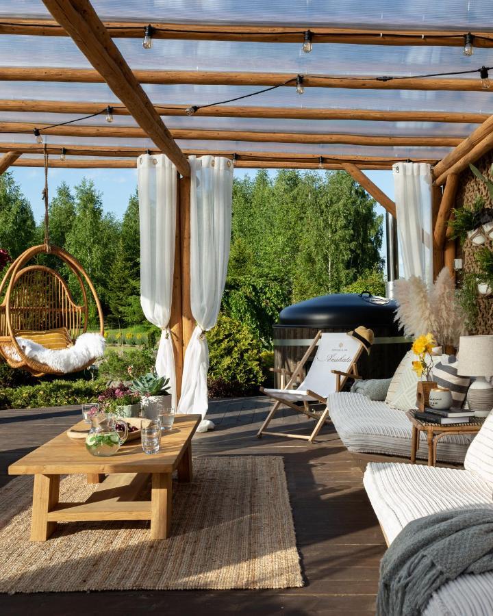 Anahata Siedlisko&Spa Villa Sejny Exteriör bild